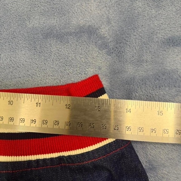 Vintage Moa red and blue maxi skirt with drawstring waist Size S - Picture 2 of 4